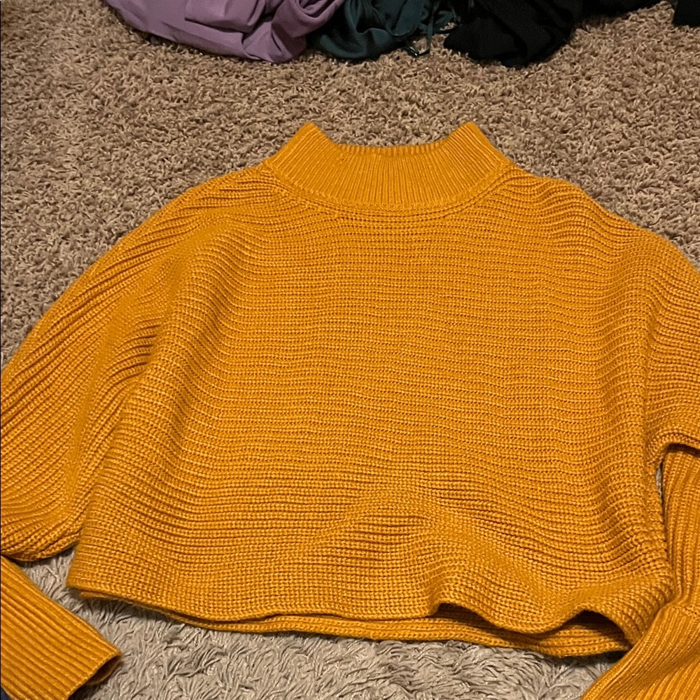 Gianni Bini Vibrant Yellow Turtleneck Sweater
